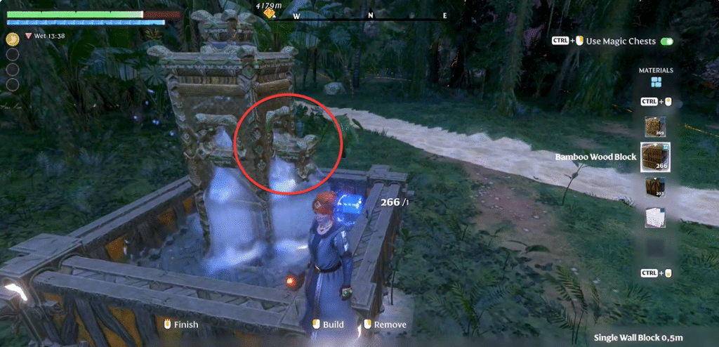 Water Dispenser Gap in Enshrouded