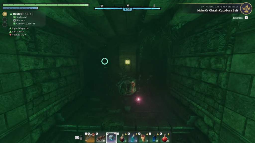 Button in Drak'Dal Temple