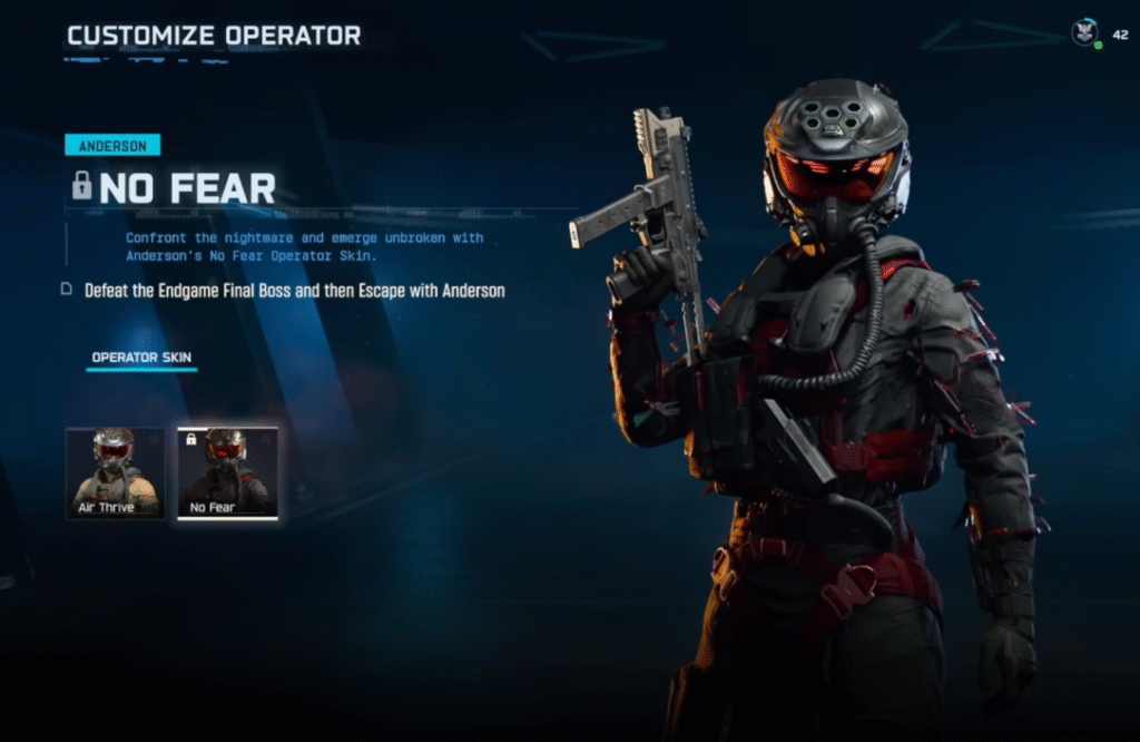 No Fear Skin in BO7 for Anderson