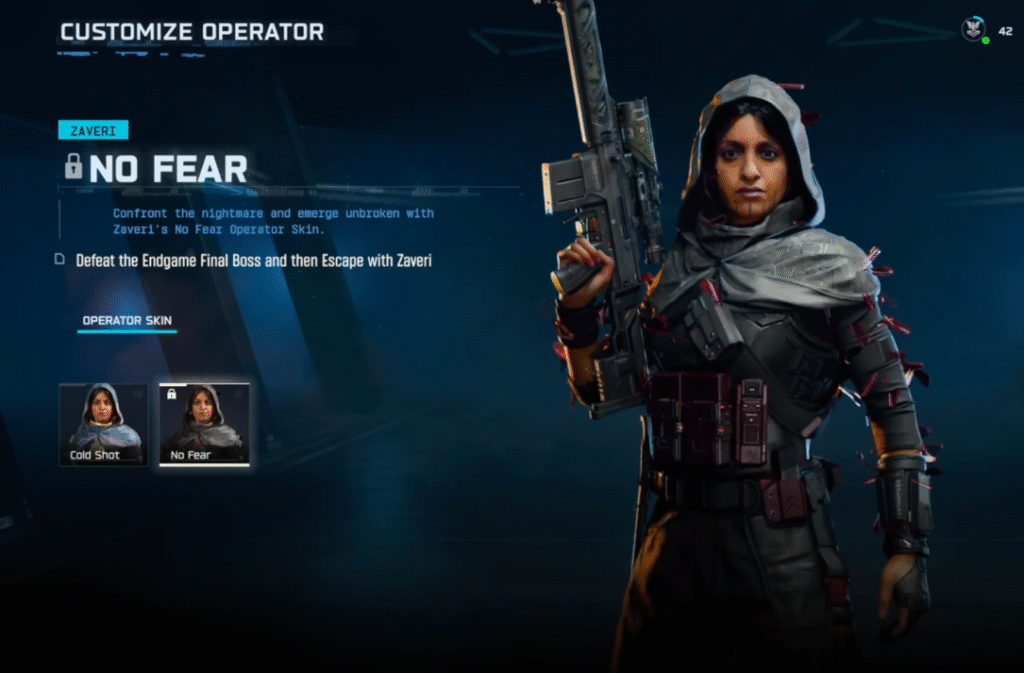 No Fear Skin in BO7 for Zaveri