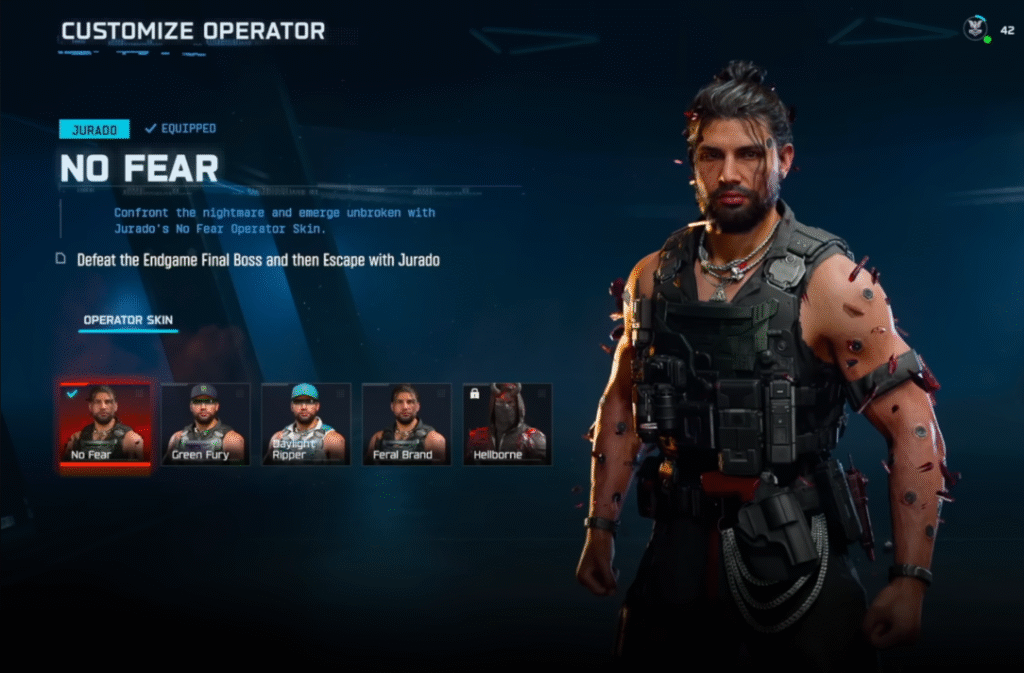 No Fear Skin in BO7 for Jurado