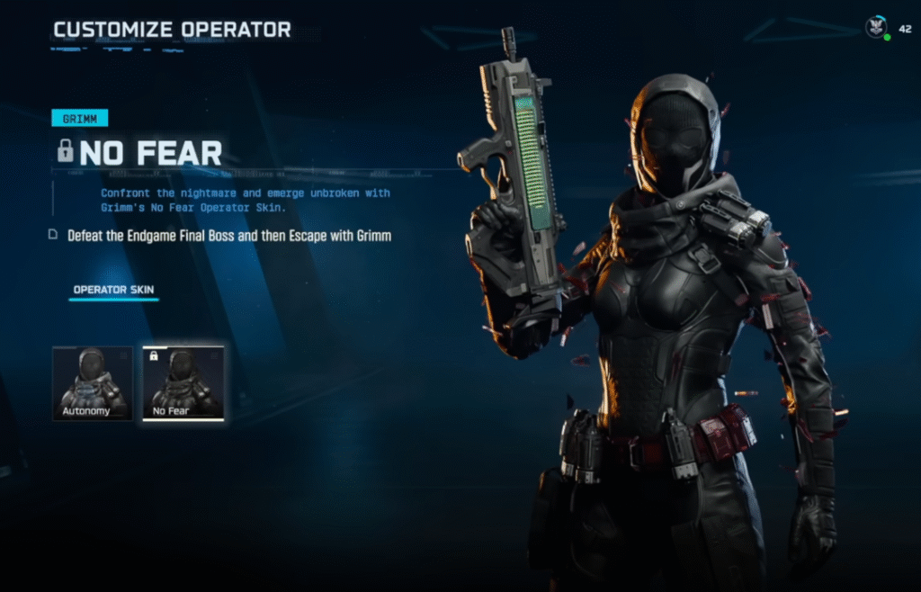 No Fear Skin in BO7 for Grimm