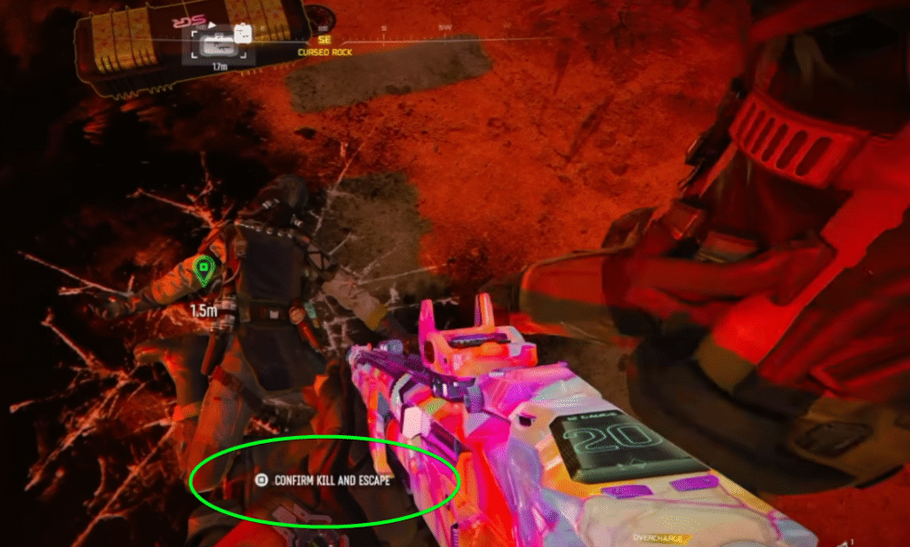Confirm Kill and escape in BO7 Endgame