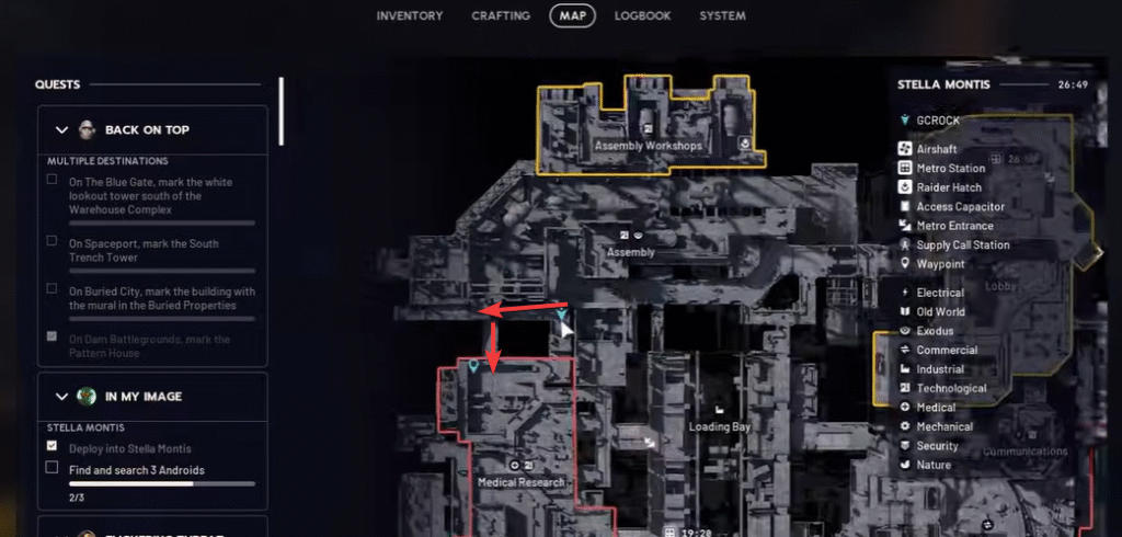 The route to take to avoid having to place fuel cells to open the doors in ARC Raiders.