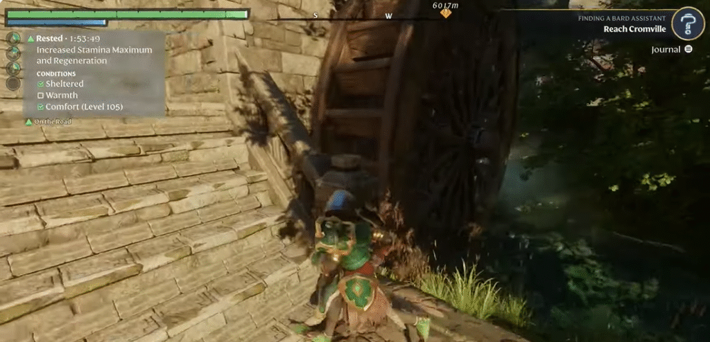 Large Water Wheel Enshrouded