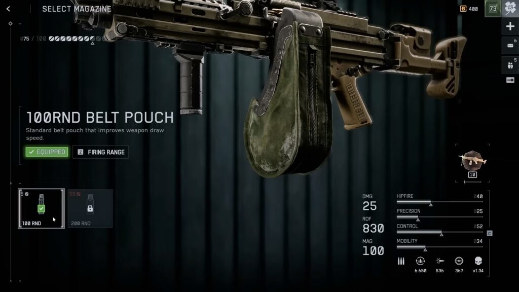LMG Belt | Battlefield 6 Attachments