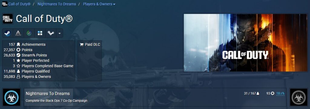 Black Ops 7 campaign completion stat