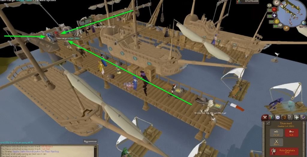 Grab the cargo from Port Master