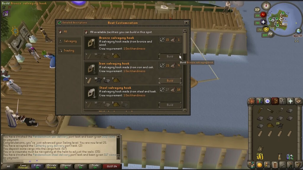Salvaging Hook Option | OSRS
