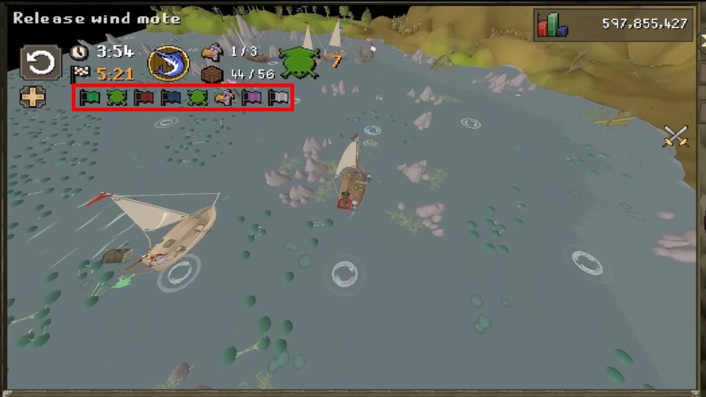 Jubbly Jive flags | OSRS Barracuda Trials