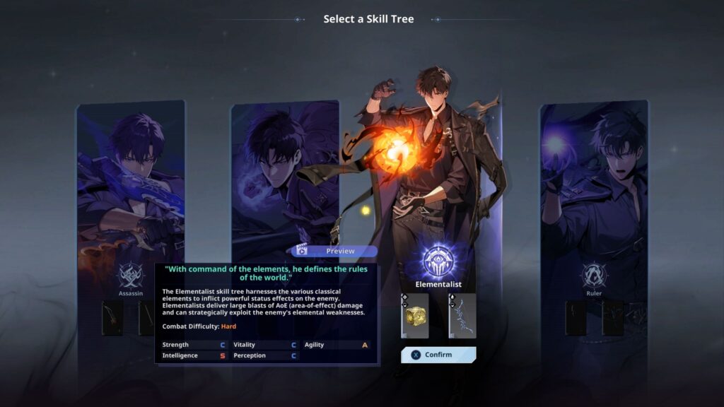 Select Skill Tree | Solo Leveling: Arise Overdrive