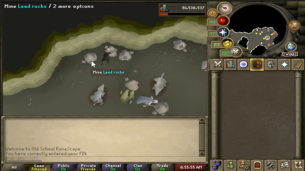 Mining lead ore | OSRS