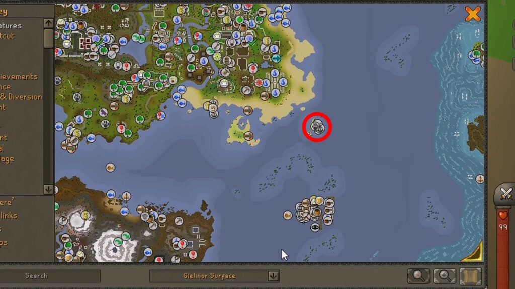 Chinchompa Island location | OSRS