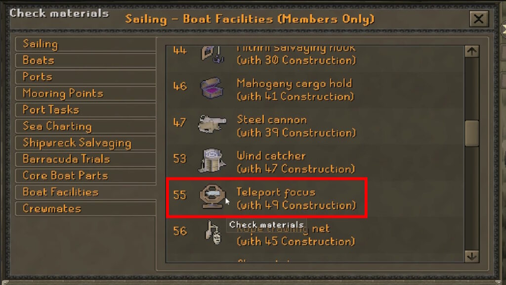 Teleport Focus | OSRS