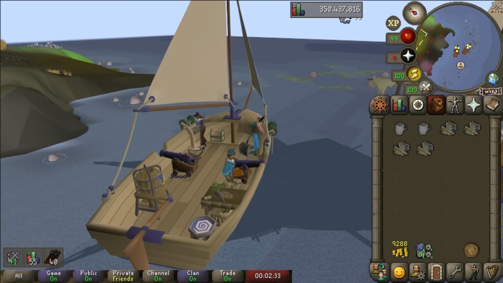 Salvaging with crewmates | OSRS