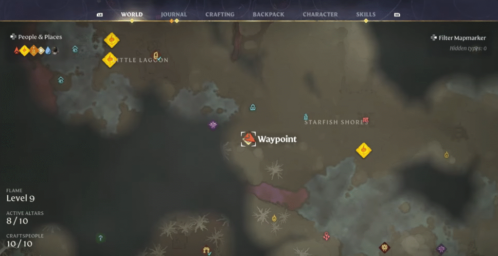 Bloodfeather Set Enshrouded Tomb Guide - Map Location near Starfish Shores