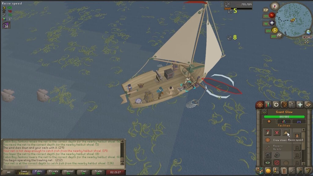 Deep Sea Trawling Fishing | OSRS