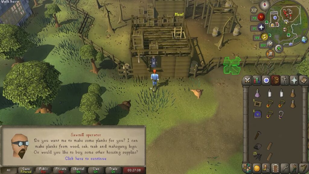 Sawmill Operator | OSRS - Bone Voyage