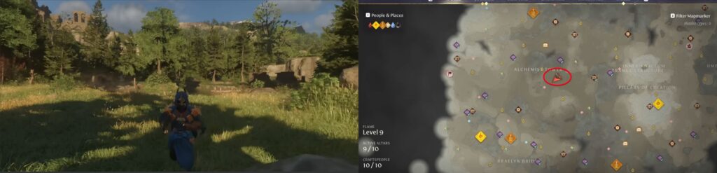 Southern Island Pond - Best Base Locations in Enshrouded 