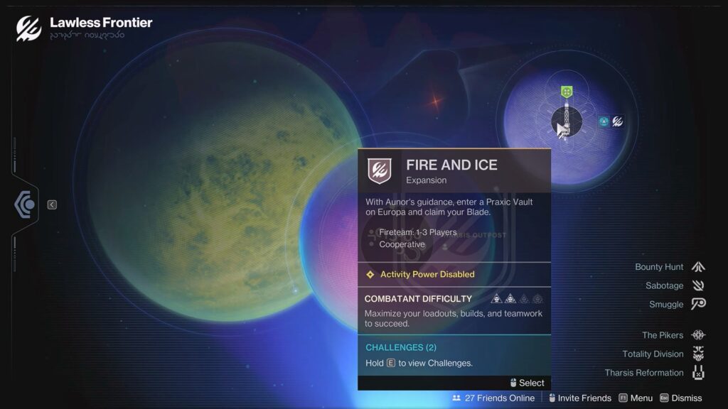 Destiny 2: Renegades - Fire and Ice Mission