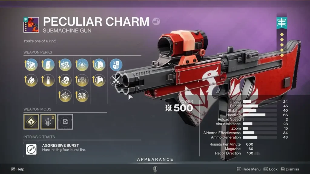 Peculiar Charm | Destiny 2: Renegades