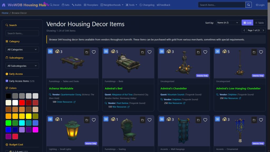WoWDB Housing Hub | WoW: Midnight Expansion (Early Access)