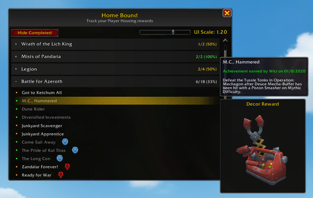 Home Bound Addon | WoW: Midnight Expansion (Early Access)