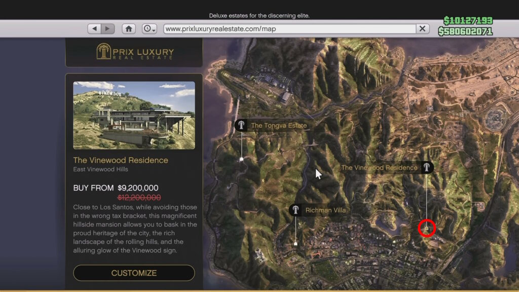Vinewood Residence | GTA V Online Mansions