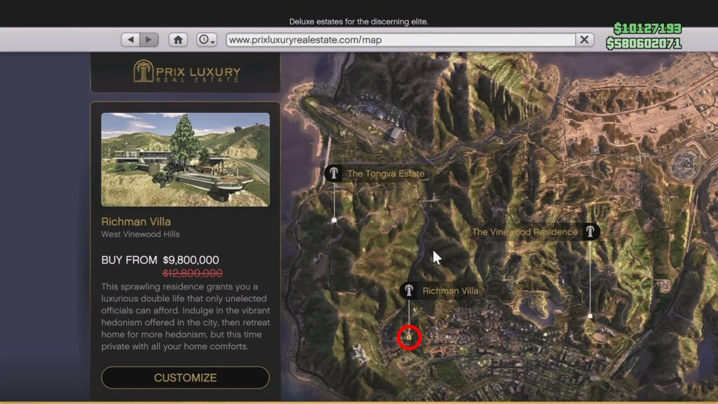 Richman Villa | GTA V Online Mansions