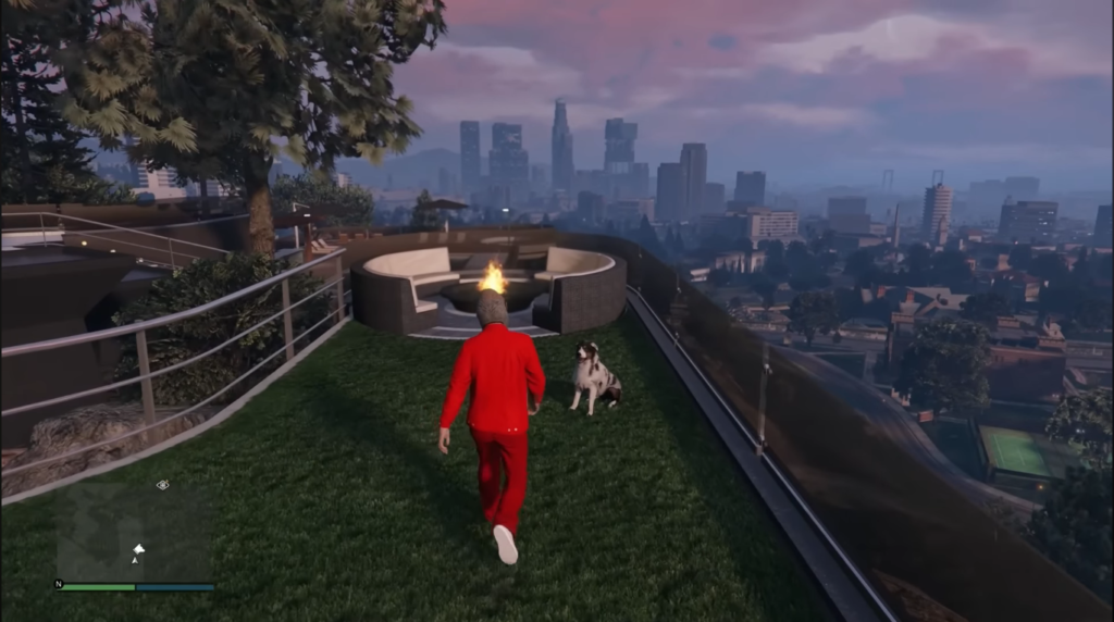 Scenic views from mansion in GTA Online