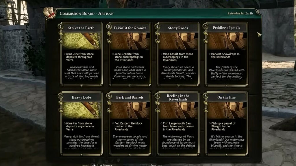 Commission Board | Ashes of Creation – Early Access