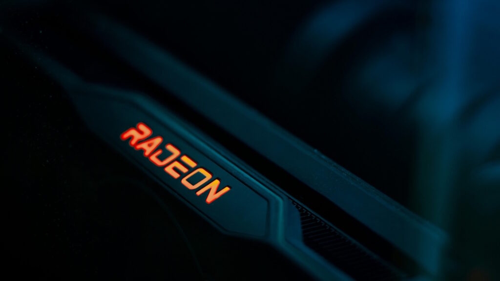Radeon GPU stock photo