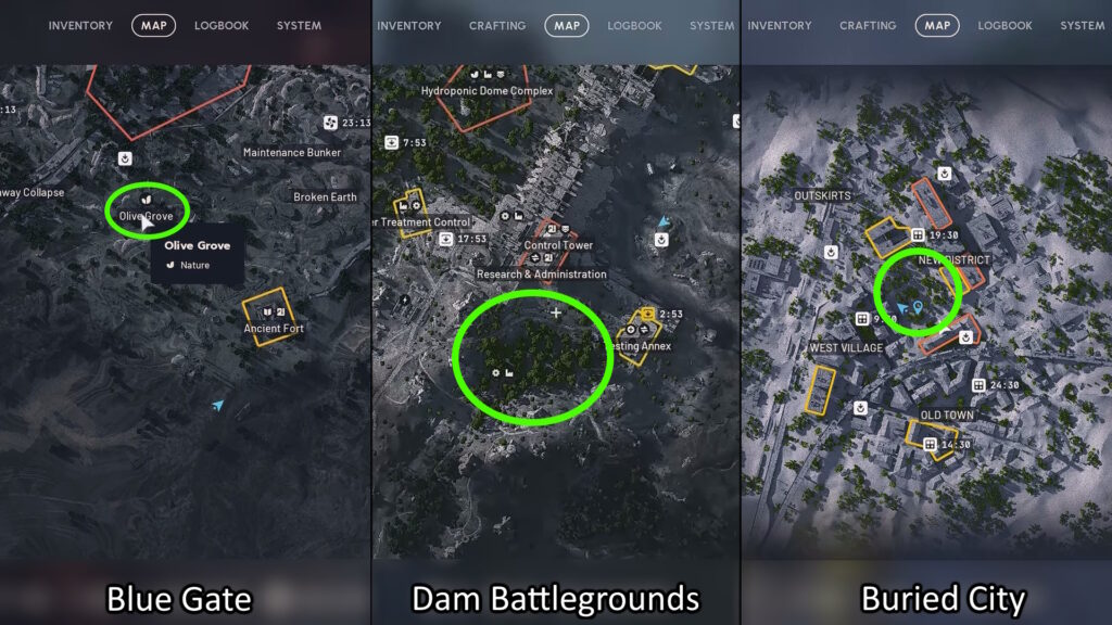 Recommended Nature areas | ARC Raiders