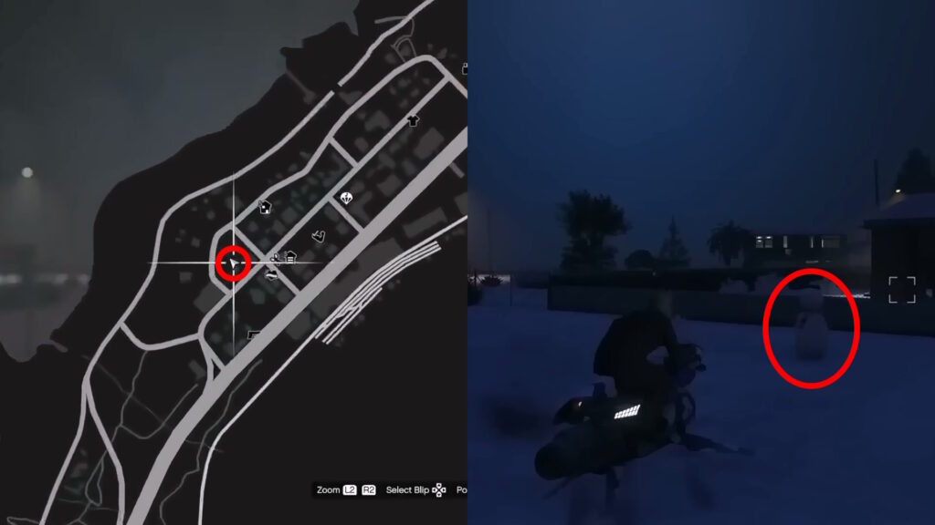 Paleto Boulevard | GTA 5 Online Snowman Locations