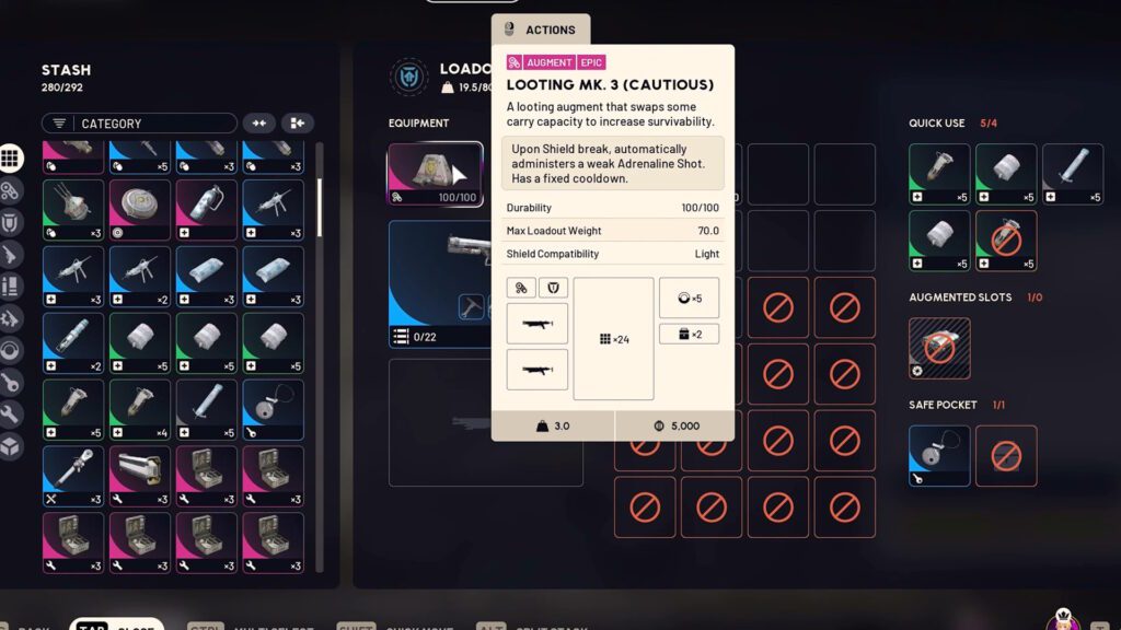 Looting Mk. 3 (Cautious) loadout | ARC Raiders