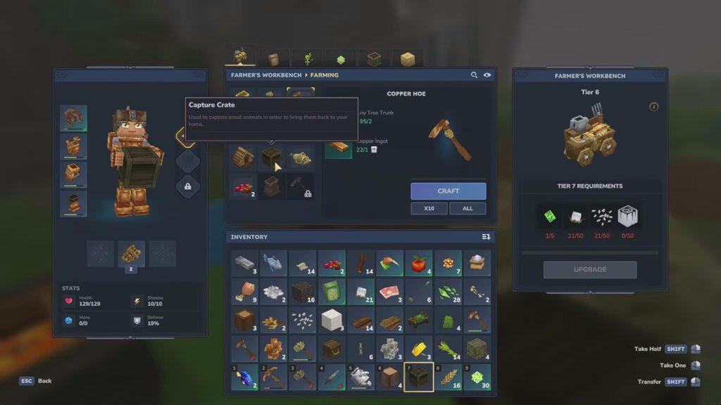 Capture Crate crafting | Hytale Early Access Launch