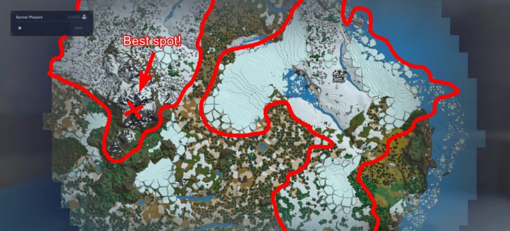 Find Cobalt Ore location in icy regions with snow and ice caps in Hytale.