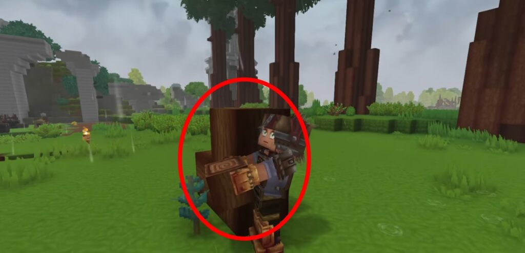 Get Darkwood Trunk from Cedar Trees in Hytale.
