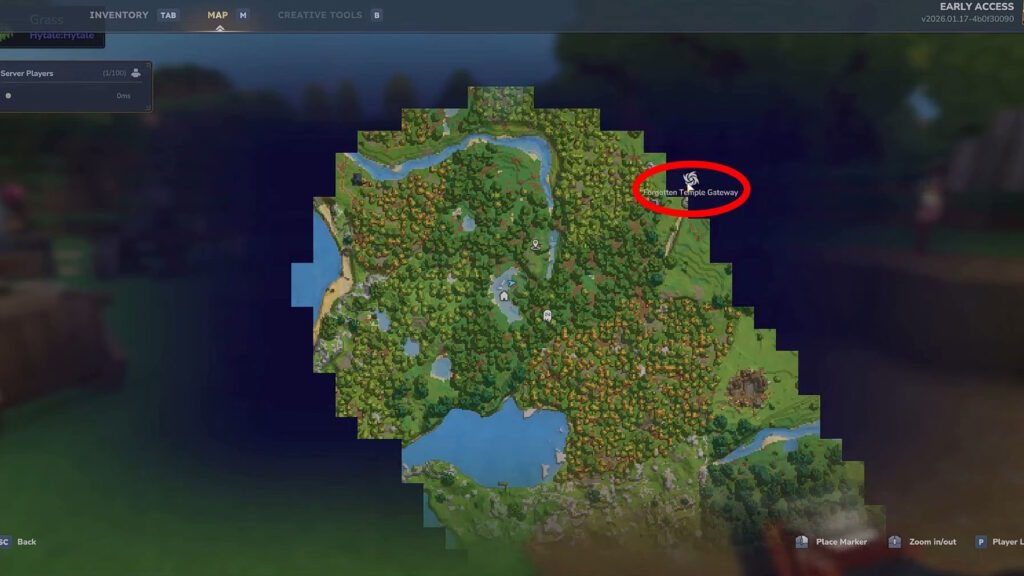 Forgotten Temple Gateway example | Hytale