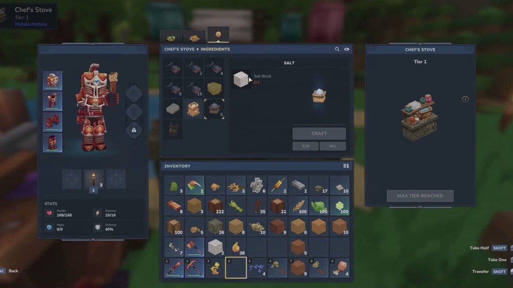 Making Salt from Salt Blocks | Hytale
