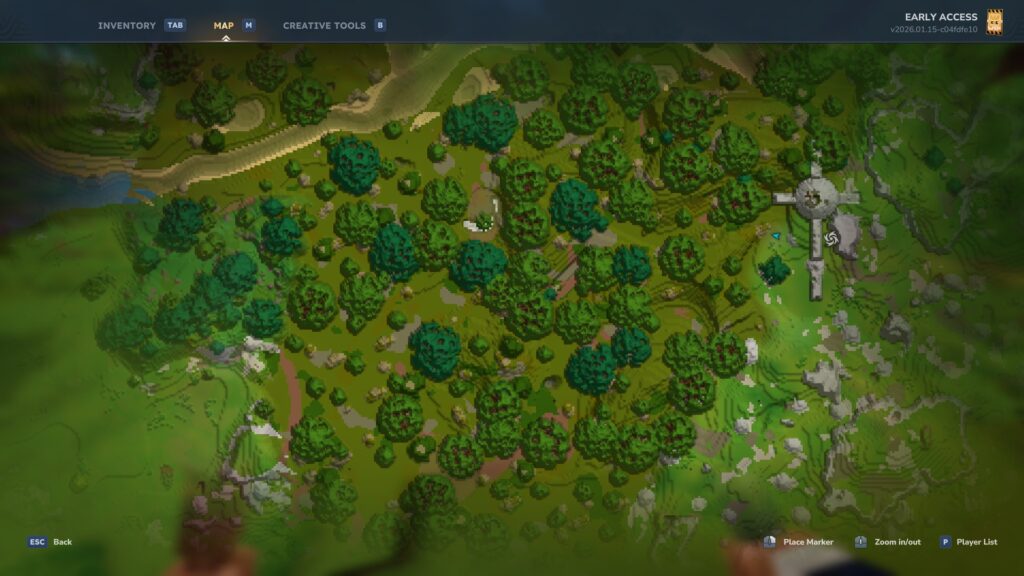 Swamp biome in the map | Hytale