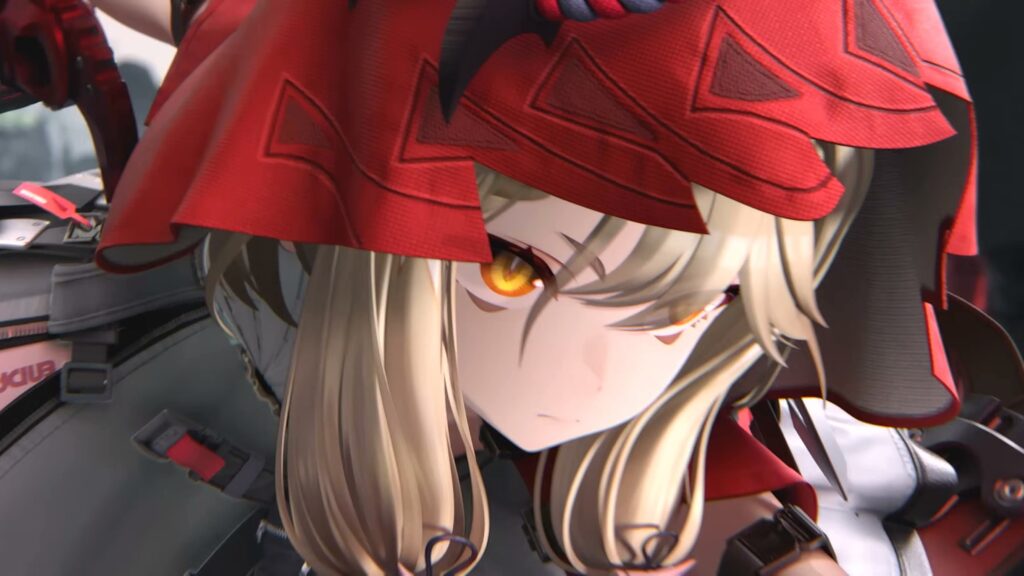 Promo shot of a red hooded girl | Arknights: Endfield