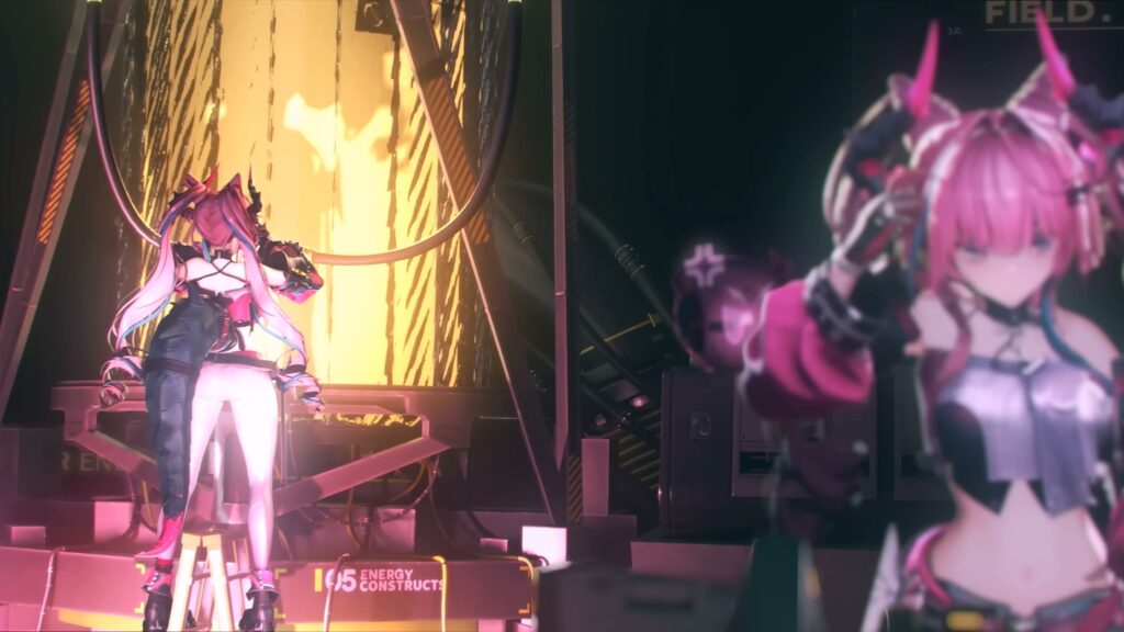 Promo shot of Yvonne in a lab | Arknights: Endfield