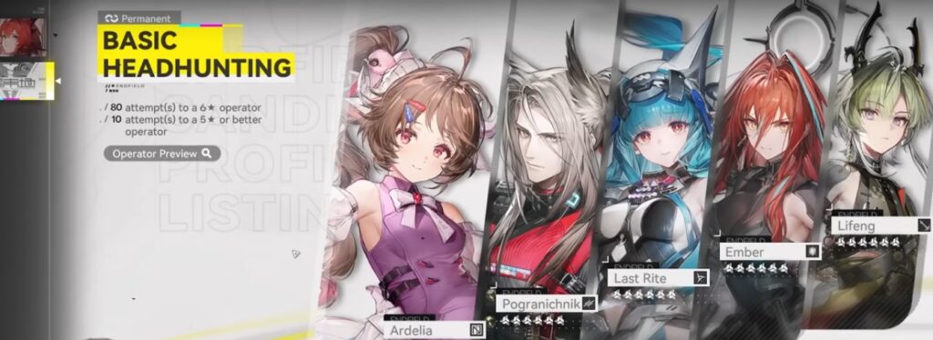 Arknights Endfield Standard Banner and teambuilding.