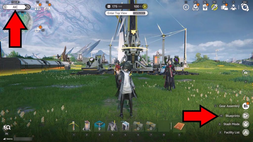 How to access the Blueprints menu | Arknights Endfield
