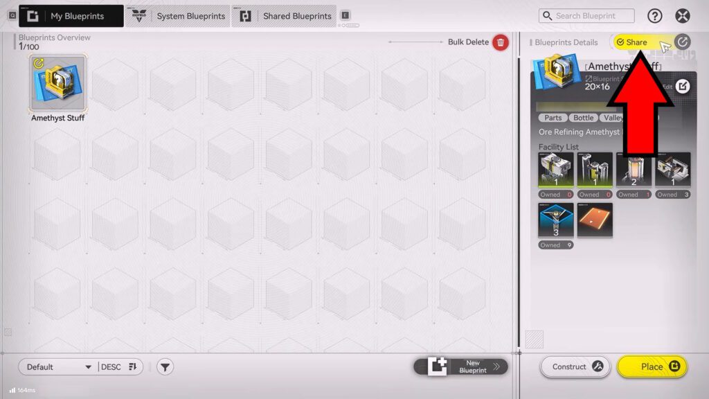 Sharing a blueprint | Arknights Endfield