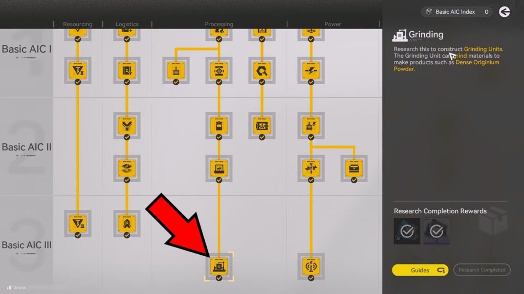 Grinding node, Basic AIC III - Processing | Arknights Endfield