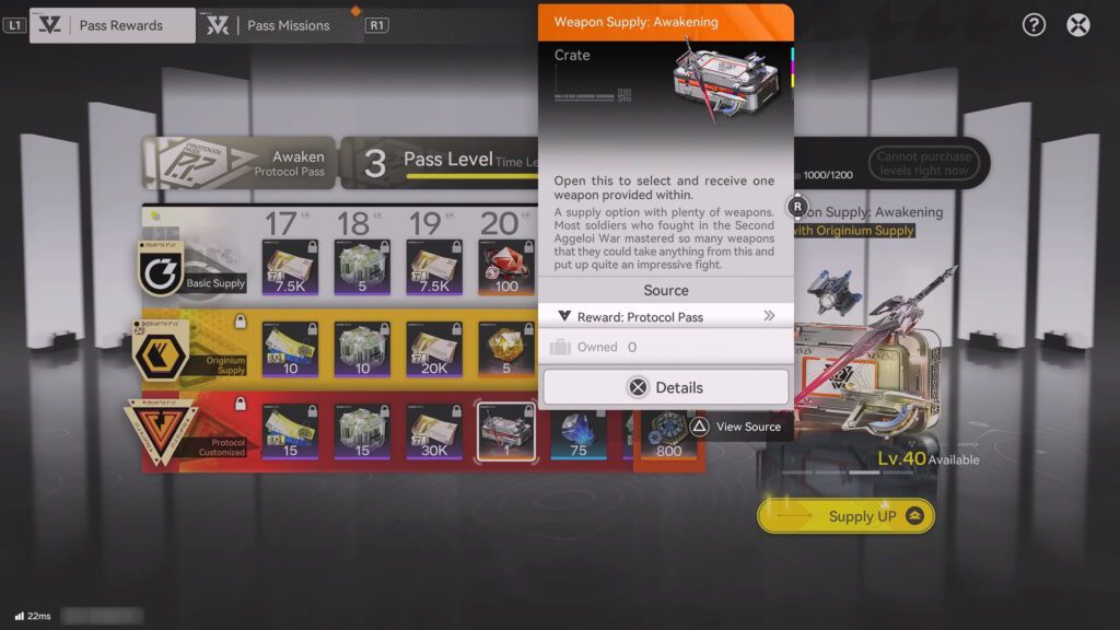 Weapon Supply: Awakening from the Protocol Customized Pass | Arknights Endfield