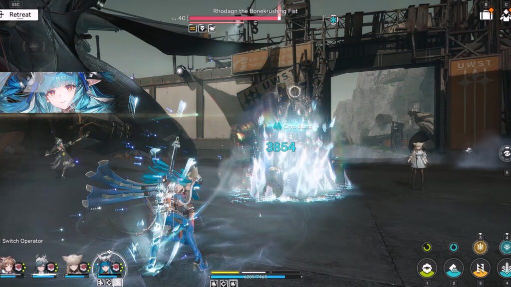 Last Rite using her Combo Skill | Arknights Endfield