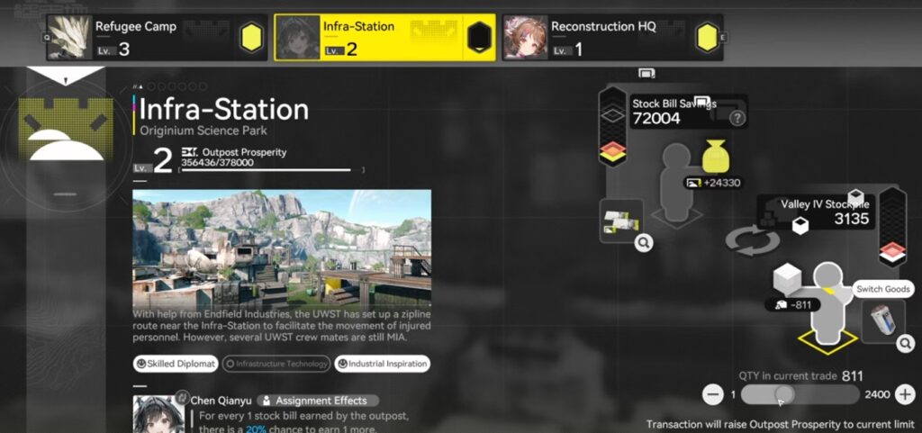 Unlock Control Center in Originium Science Park by completing OD Project Infra-Station II quest and reaching Prosperity Level 3 for Infra-Station in Arknights Endfield.